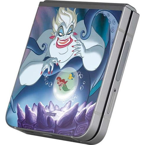 Disney Villains Ursula Ariel and Flounder Galaxy Z Flip6 Skin